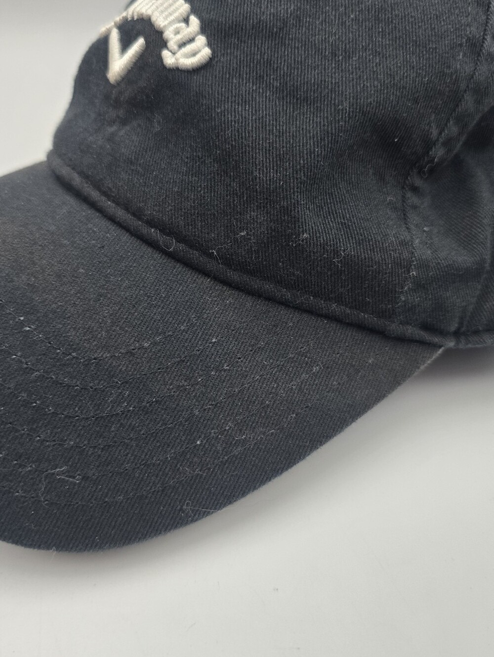 Callaway Black Cotton Twill Adjustable Strapback Golf Hat - Picture 7 of 10